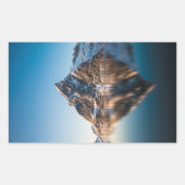 ノルウェーロフォテンマウンテン 長方形シール (正面)