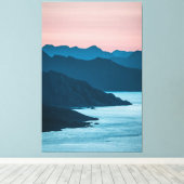 ノルウェーロフォテンランドスケープビュー キャンバスプリント (インサイチュ (ウッドフロア))