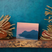 ノルウェーロフォテン景観 フォトプラーク (側面)