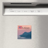 ノルウェーロフォテン景観 マグネット (インサイチュ (食洗機))