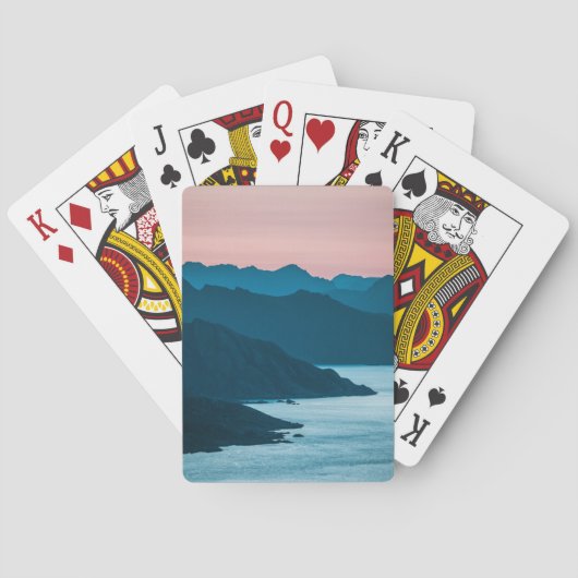 ノルウェーロフォテン諸島コーストビュー トランプ (裏面)
