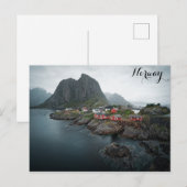 ノルウェーロフォテン諸島山地 ポストカード (正面/裏面)