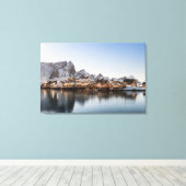 ノルウェーロフォテン諸島 キャンバスプリント (インサイチュ (ウッドフロア))