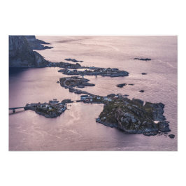 ノルウェーロフォテン諸島 フォトプリント