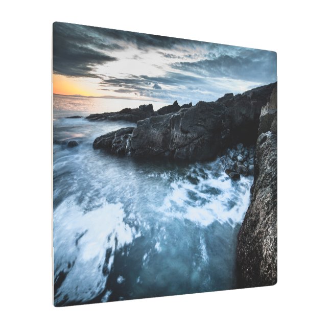 ノルウェーロフォテン諸島 メタルプリント (アングル)