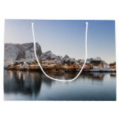 ノルウェーロフォテン諸島 ラージペーパーバッグ (裏面)