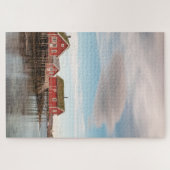 ノルウェーロフォテン魚釣りヴィレッジ ジグソーパズル (横)