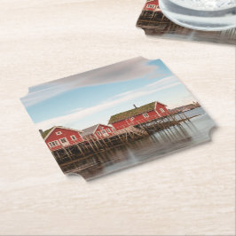 ノルウェーロフォテン魚釣りヴィレッジ ペーパーコースター