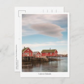 ノルウェーロフォテン魚釣りヴィレッジ ポストカード (正面/裏面)