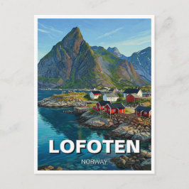 ノルウェーロフォーテン島の旅 ポストカード