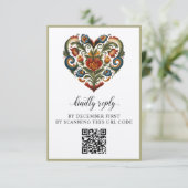 ノルウェーローズマリングハート |応答カード 出欠カード (スタンド正面)