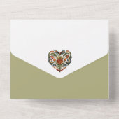 ノルウェーローズマリングハート |結婚式招待状 オールインワン招待状 (裏面)