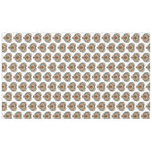 ノルウェーローズマリングフォークアートハートシール テーブルクロス (正面(横))