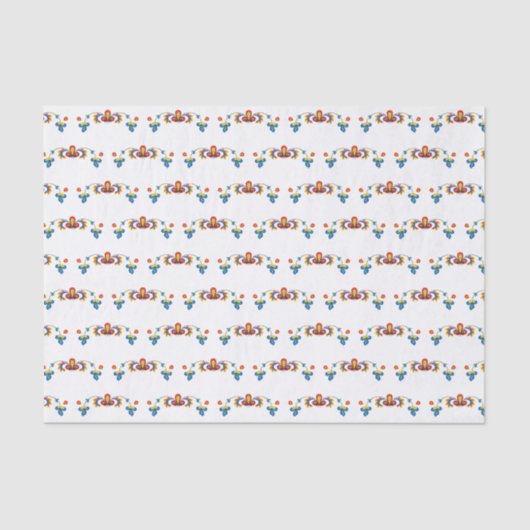 ノルウェーローズマリング10lbティッシュペーパー 薄葉紙 (正面)