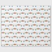 ノルウェーローズマリンラッピング紙 ラッピングペーパー (フラット)