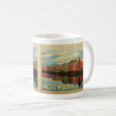 ノルウェーヴィンテージ旅行 コーヒーマグカップ (正面右)