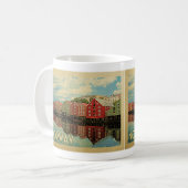 ノルウェーヴィンテージ旅行 コーヒーマグカップ (正面左)