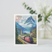 ノルウェーヴィンテージ有名トラベルプレイス ポストカード (スタンド正面)