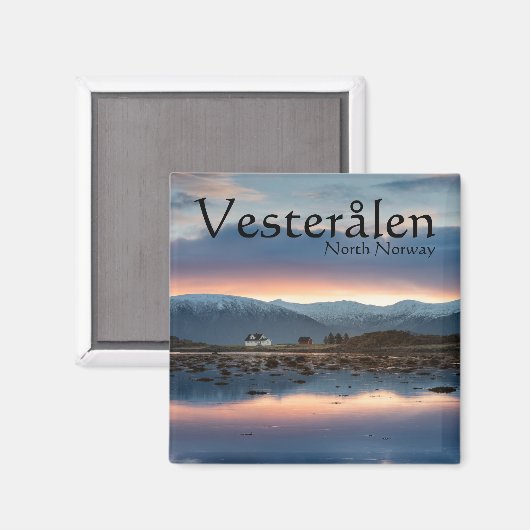 ノルウェーヴェステルレンお土産 マグネット (正面/裏面)