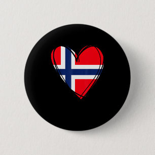 ノルウェー人であることを誇りに思う パパ ママ 男の子 子供 かっこいい ノルウェー 缶バッジ