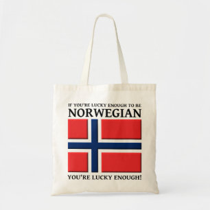 ノルウェー人でラッキーなバッグ トートバッグ