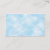 ノルウェー人のLundehundの西部のシルエット 名刺 (裏面)