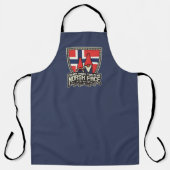ノルウェー人顔 エプロン (正面)