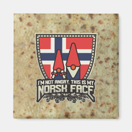 ノルウェー人顔 マグネット