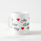 ノルウェー人I愛Norsk Jeg Elsker Degのマグ コーヒーマグカップ (正面左)