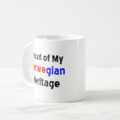 ノルウェー伝統コーヒーマグ コーヒーマグカップ (正面左)