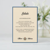 ノルウェー伝統 ローゼマリン 結婚式 ディテール同梱カード エンクロージャーカード (スタンド正面)