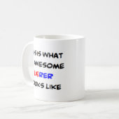 ノルウェー先生の指導者素晴らし、 コーヒーマグカップ (正面左)