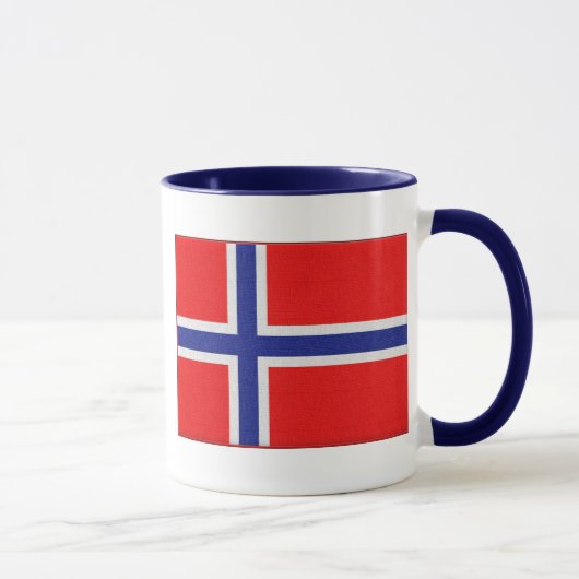 ノルウェー北欧のノルウェー国旗 マグカップ (右)