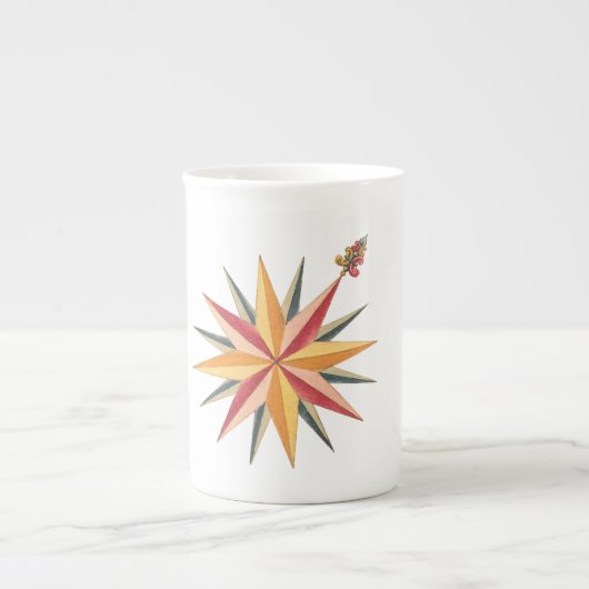 ノルウェー図-トロンディーム1761 ボーンチャイナマグカップ (正面)