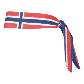 ノルウェー国エレガント国国旗 タイヘッドバンド (回転90)
