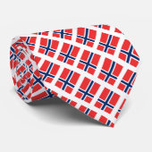 ノルウェー国カスタム旗 ネクタイ (ロール)