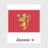 ノルウェー国国旗（1380年以前） シール (シート)