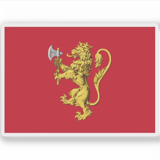 ノルウェー国国旗（1380年以前） シール (正面)