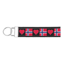 ノルウェー国旗おもしろい愛国的ノルウェー旅行 リストバンドキーホルダー