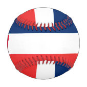 ノルウェー国旗とコート・オブ・アームズ 野球ボール (裏面)