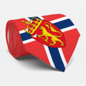 ノルウェー国旗とビジネスNorway、旅行/スポーツ ネクタイ (ロール)