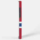 ノルウェー国旗のスマホケース SAMSUNG GALAXYケース (右側面)