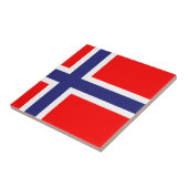 ノルウェー国旗のタイル タイル (側面)