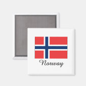 ノルウェー国旗のデザイン マグネット (正面/裏面)