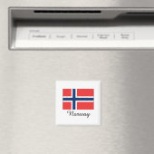 ノルウェー国旗のデザイン マグネット (インサイチュ (食洗機))