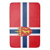 ノルウェー国旗のノルウェーの紋章、ノルウェーの紋章 バスマット (正面縦)