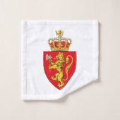 ノルウェー国旗のノルウェーの紋章、ノルウェー3 バスタオルセット (ウォッシュタオル)