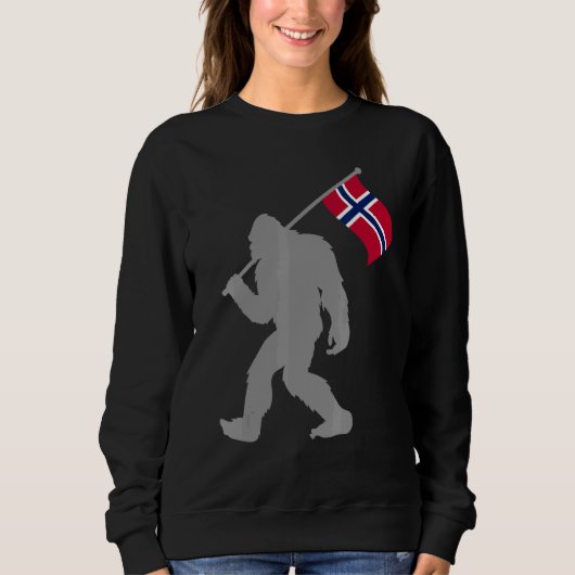 ノルウェー国旗のノルウェー国旗またはノルウェー国旗 スウェットシャツ (正面)