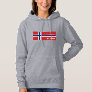 ノルウェー国旗のノルゲ パーカ