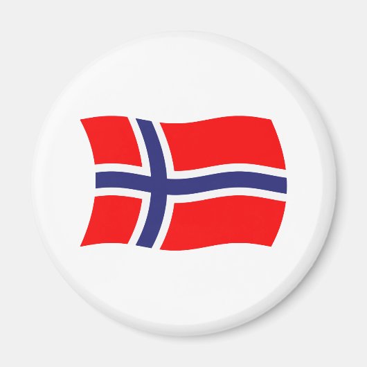 ノルウェー国旗の磁石 マグネット (正面)